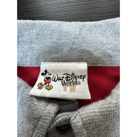 Disney Men’s 100% Cotton Mickey Mouse Colorblock Polo Size XL - Picture 5 of 6